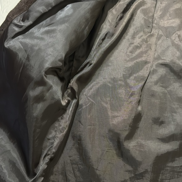 Caslon Woman’s Button-Up Brown 100% Brushed Leather Jacket - Picture 10 of 12